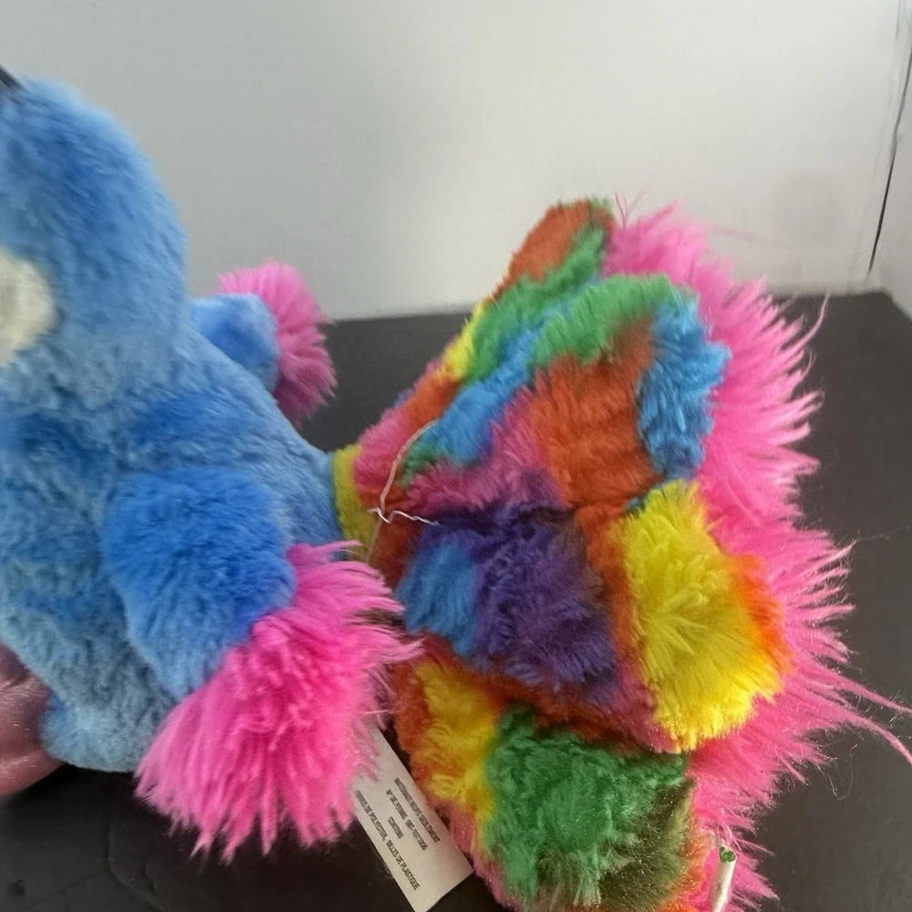 Toys R Us Blue Peacock Bird Plush Soft Stuffed Animal Toy 8.5